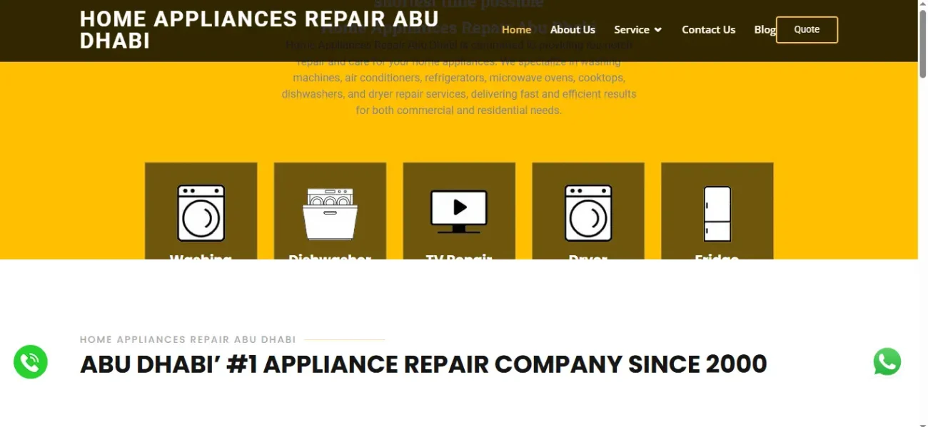 Home Appliances Repair Abu Dhabi
